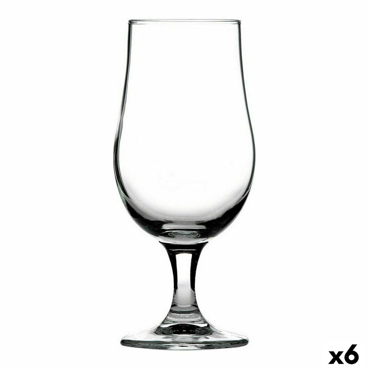 Ølglas Crisal Munique Transparent Crystal 370 ml (6 enheder)