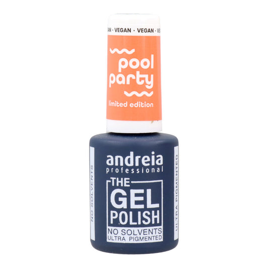 Nail Polish Semi-permanent Andreia Polish Pool Party N.1 Orange 10,5 ml