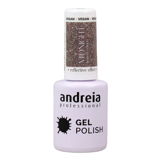 Nail Polish Semi-permanent Andreia Polish Reflective Colors Md2 Pink 10,5 ml Andreia