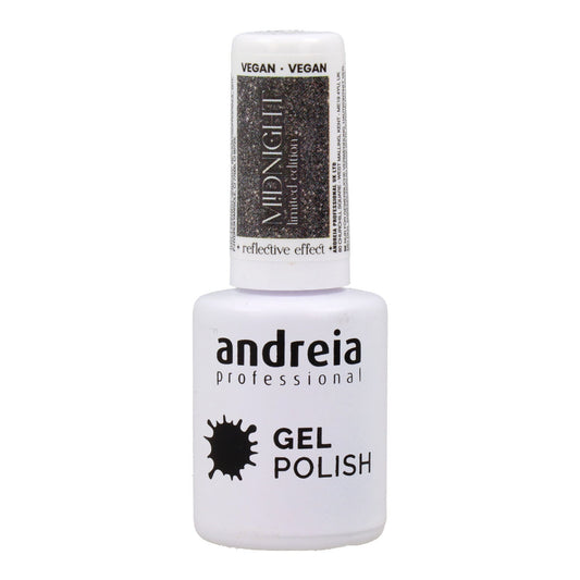 Nail Polish Semi-permanent Andreia Polish Reflective Colors Md5 Silver 10,5 ml Andreia