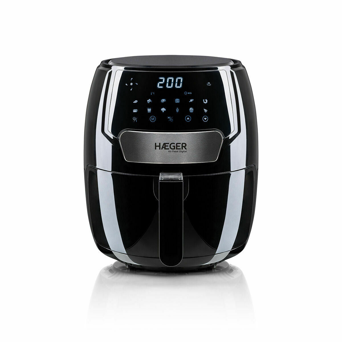 Air Fryer Haeger AF-D37.003A Sort 1500 W 3,7 L