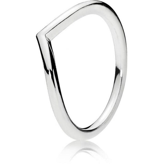 Ladies' Ring Pandora WISHBONE SILVER - RING - SIZE 60 Pandora