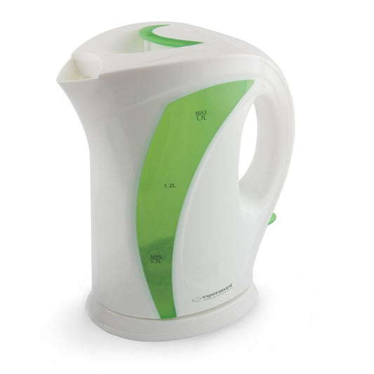 Kettle Esperanza EKK018G White Green Multicolour Plastic 2200 W 1,7 L