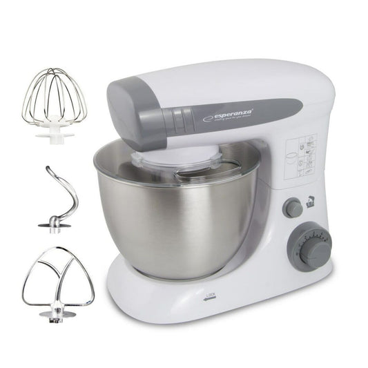 Foodprocessor Esperanza EKM024 Hvid Grå 800 W 4 L