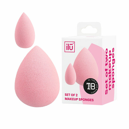 Make-up Sponge Ilū Esponjas Lote Pink 2 Pieces