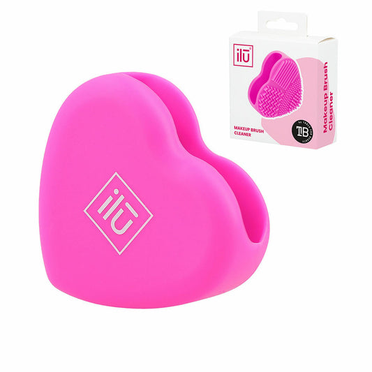 Make-up Brush Cleaner Ilū Brush Cleaner Heart Silicone (1 Unit)