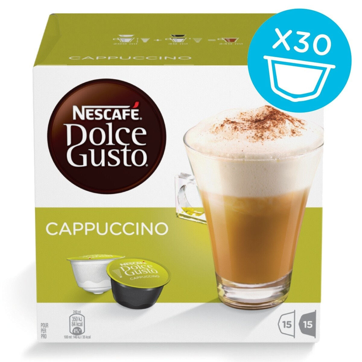 Kaffekapsler Nestlé CAPUCCINO