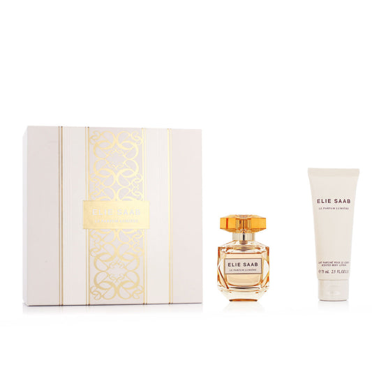 Women's Perfume Set Elie Saab EDP Le Parfum Lumiere 2 Pieces - Cosmetic and Perfume Sets - Elie Saab - Default Title