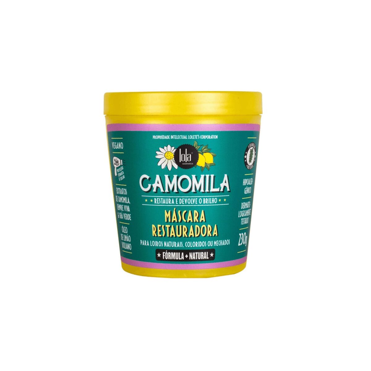 Restorative Hair Mask Lola Cosmetics Camomila 230 g Lola Cosmetics