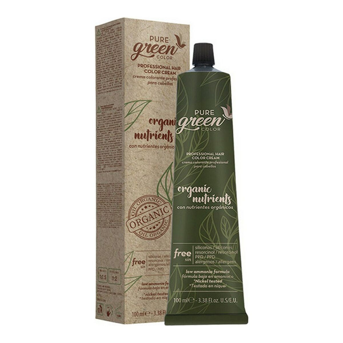 Colouring Cream Pure Green Nº 5 (100 ml) Pure Green