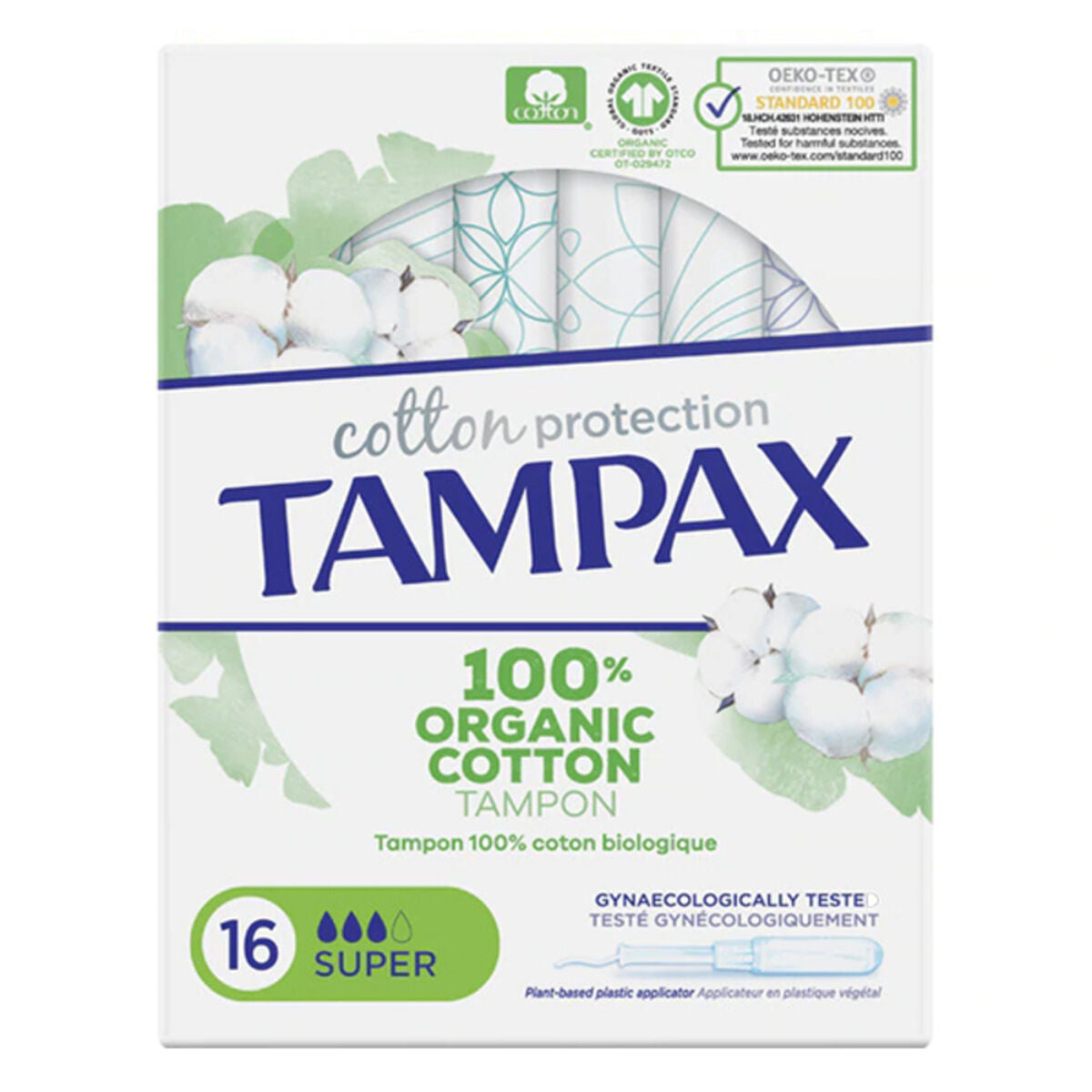 Super Tampons ORGANIC Tampax Tampax Organic Super (16 uds) 16 Units