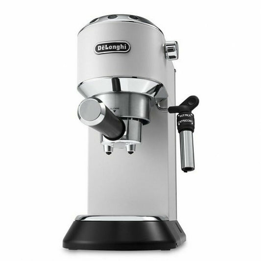 Express Manual Kaffemaskine DeLonghi EC 685.W 1300 W Hvid Sort Sølv 1300 W 15 bar 1,1 L