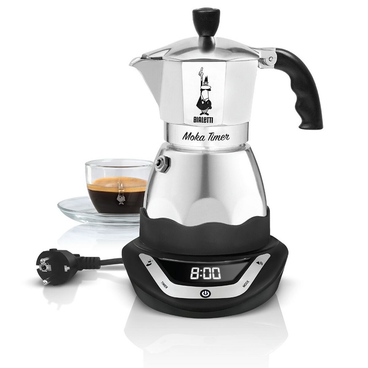 Italiensk kaffekande Bialetti Moka Timer