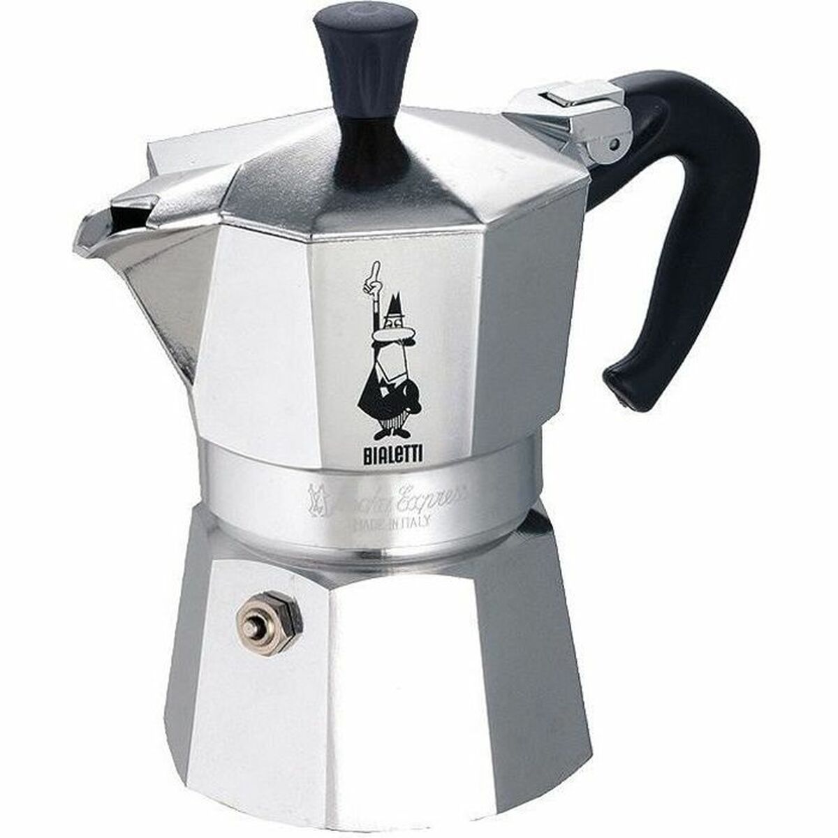 Italiensk kaffekande Bialetti Moka Express Aluminium 3 kopper