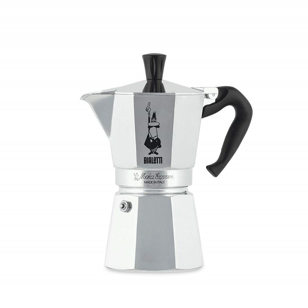 Italiensk kaffekande Bialetti Moka Express Aluminium 6 kopper