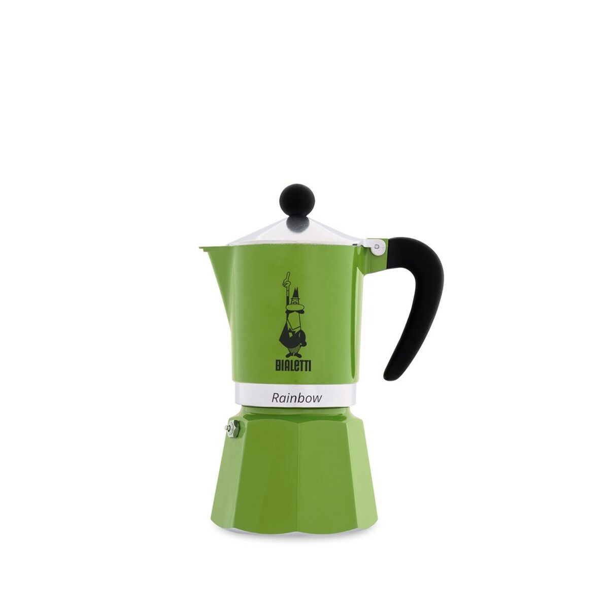 Italiensk kaffekande Bialetti sort aluminium 3 kopper