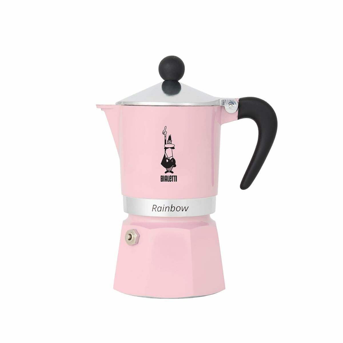 Italiensk kaffekande Bialetti Primavera Rainbow Pink Aluminium