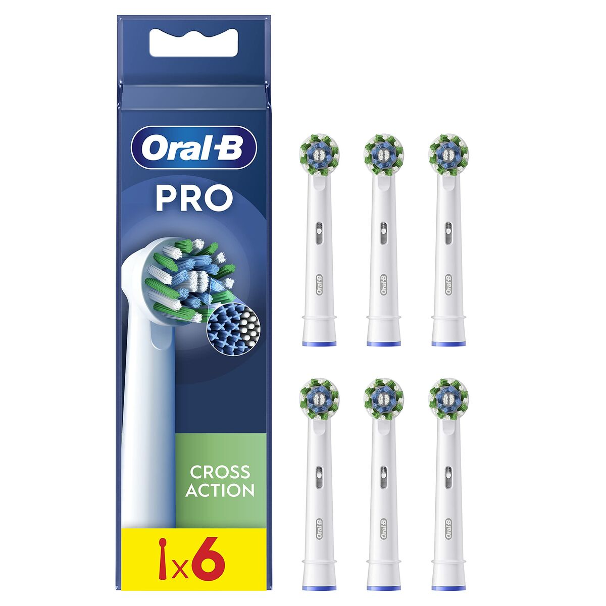 Replacement Head Oral-B Pro Cross Action 6 Units - Oral hygiene - Oral-B - Default Title