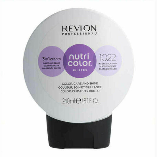 Permanent Dye Revlon Nutri Color Nº 1022 Intense Platinum 240 ml