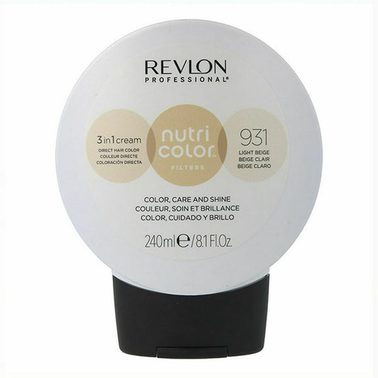 Permanent Dye Nutri Color Filters Revlon Nutri Color 931 Beige 240 ml (240 ml)