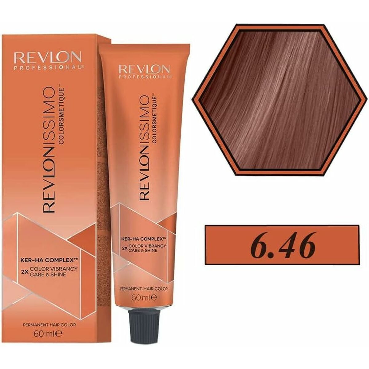 Permanent Dye Revlon Revlonissimo Colorsmetique Nº 6,46 60 ml