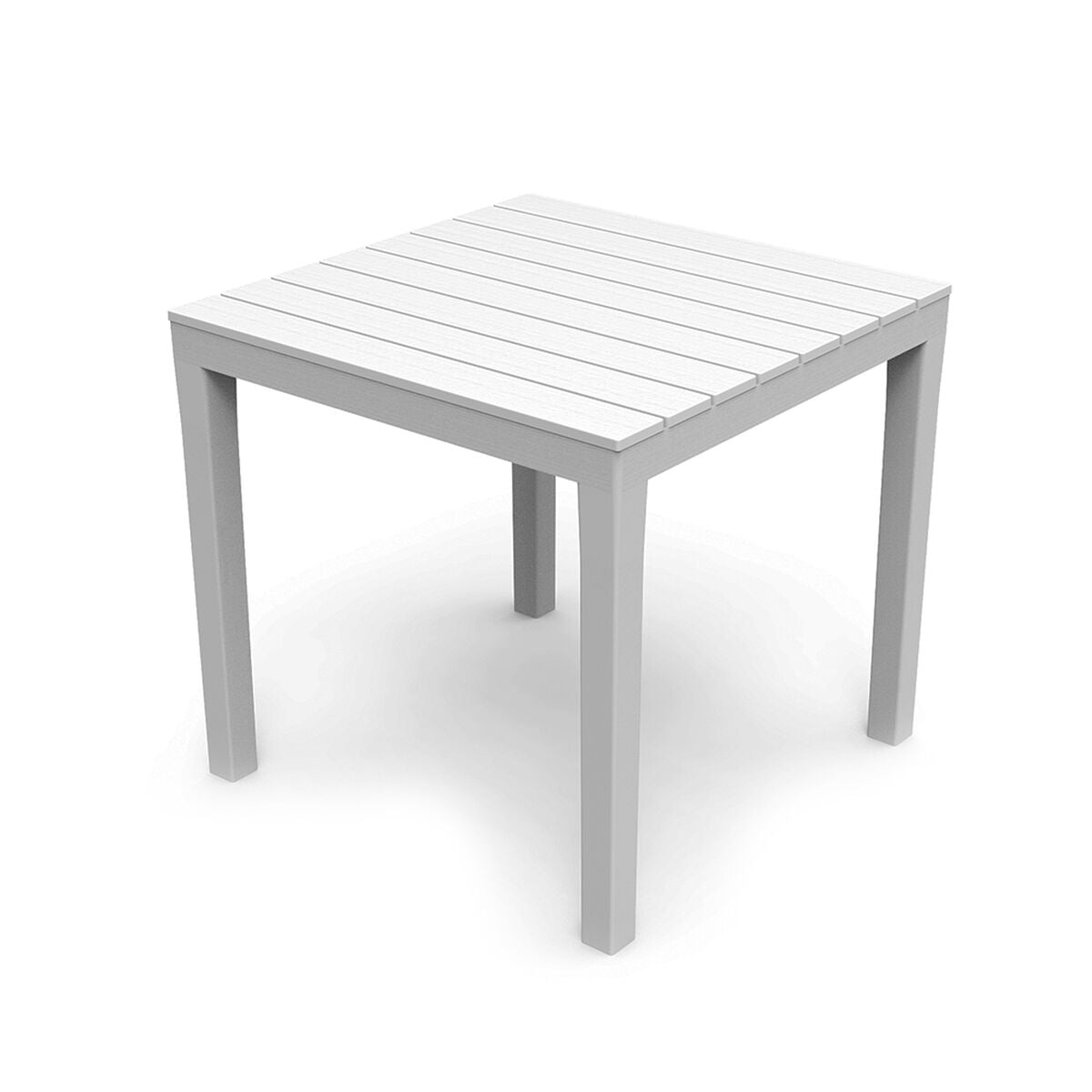 Dining Table IPAE Progarden Bali White 78 x 78 x 72 cm