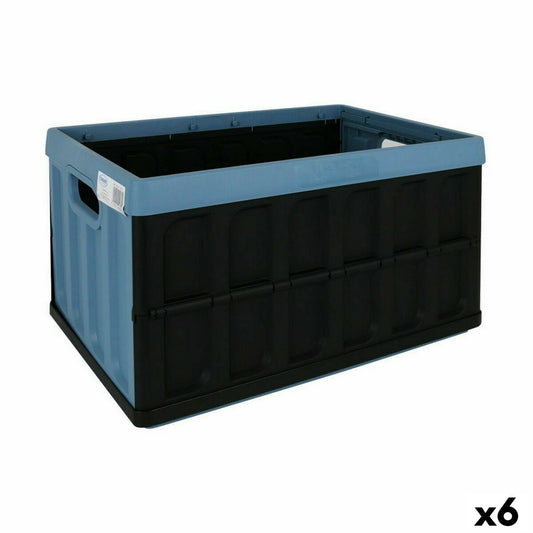 Multi-use Box Tontarelli Blue Black Board 53 x 35 x 28,5 cm (6 Units) Tontarelli