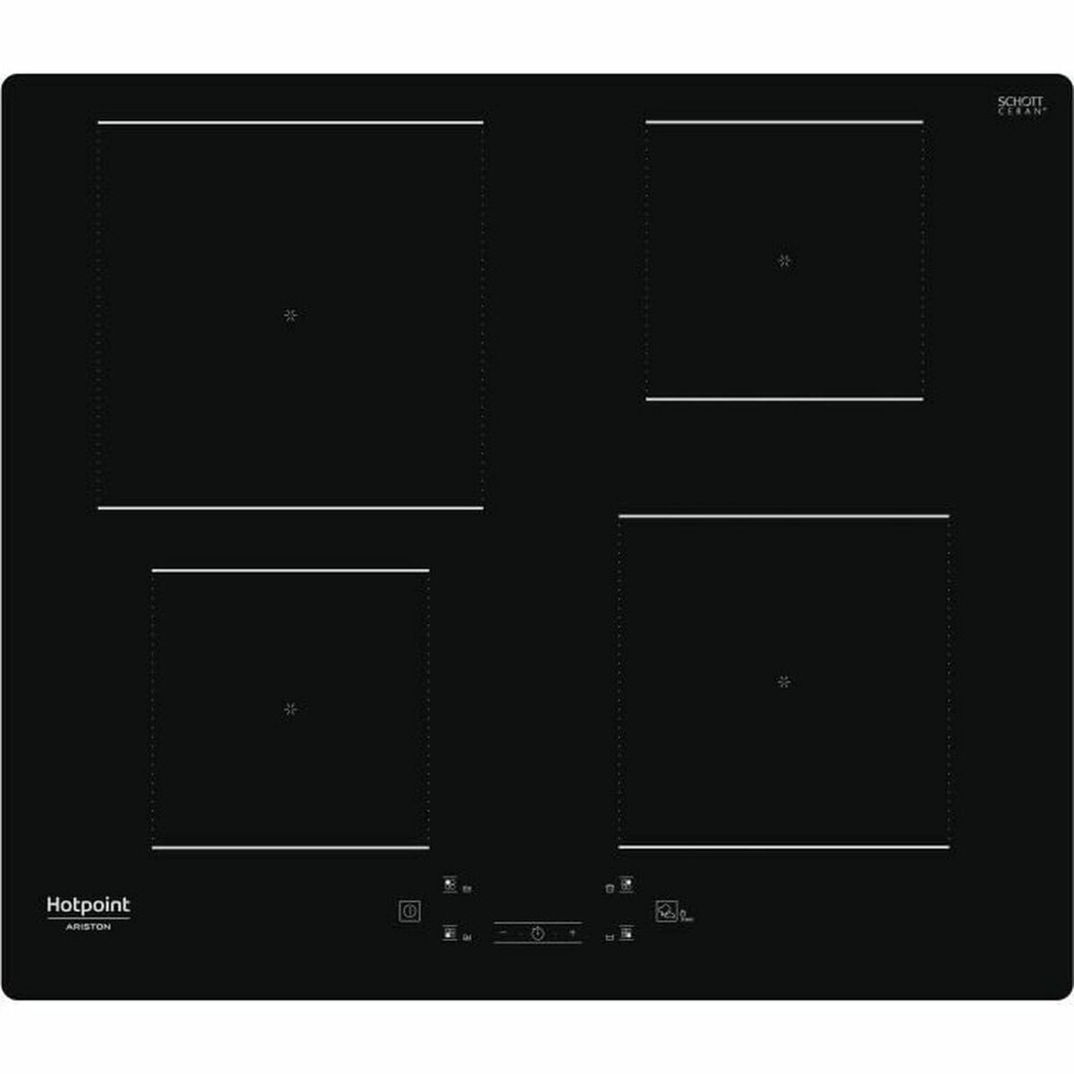 Induktionsvarmeplade Hotpoint HQ5660SNE 60 cm 7200 W