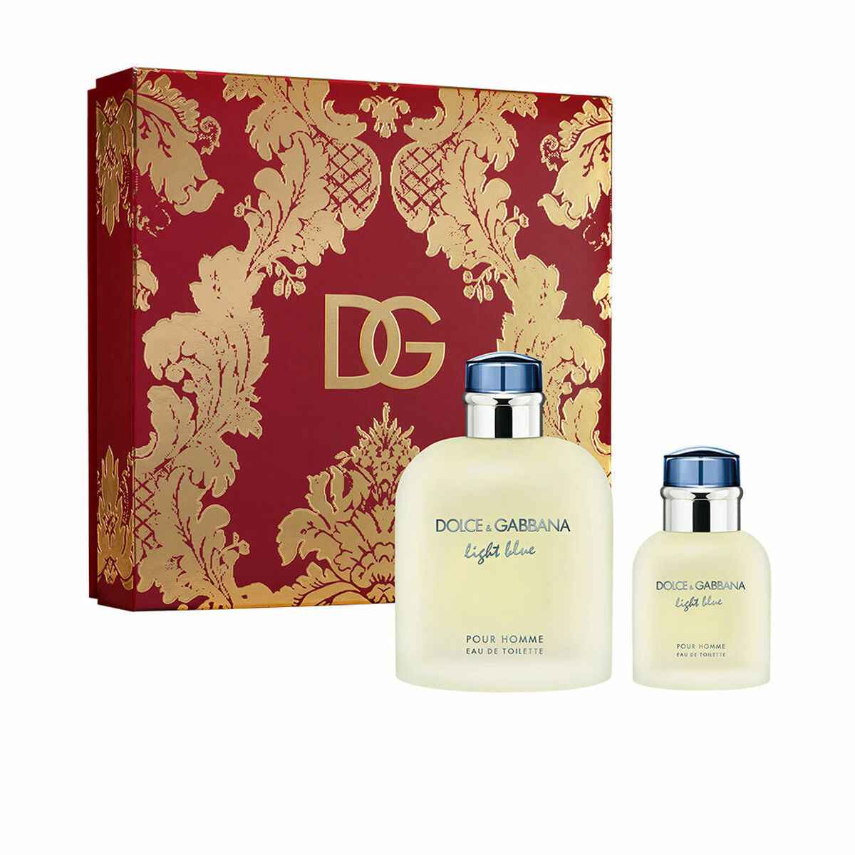 Men's Perfume Set Dolce & Gabbana Light Blue 2 Pieces Dolce and Gabbana