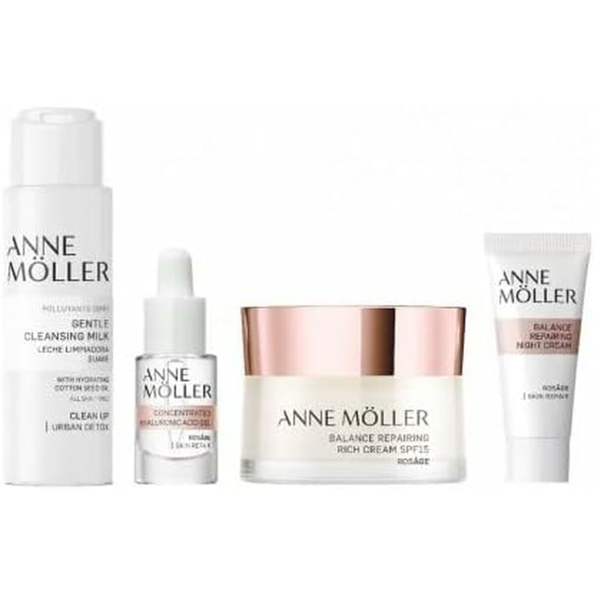 Unisex Cosmetic Set Anne Möller Rosâge Balance Rich Repairing Cream 4 Pieces