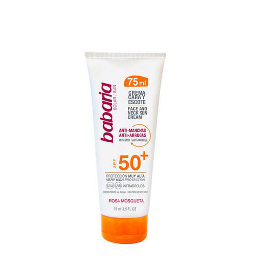 Anti Brown Spot Sun Lotion Cara &amp; Escote Babaria 8410412029889 SPF 50+ (75 ml) SPF 50+ 75 ml