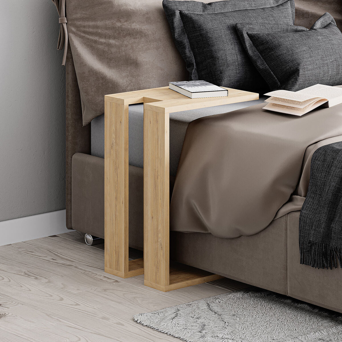 Side table Alexandra House Living Wood MDP 30 x 57 x 40 cm Alexandra House Living