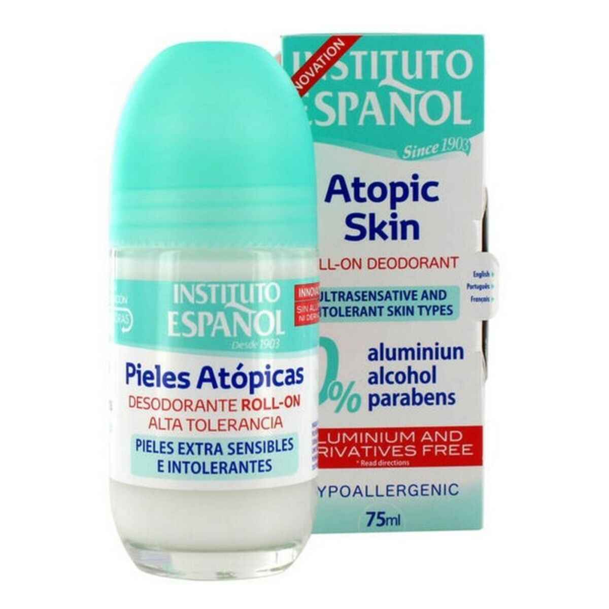 Roll-On Deodorant Piel Atópica Instituto Español 100308 (75 ml) 75 ml Instituto Español