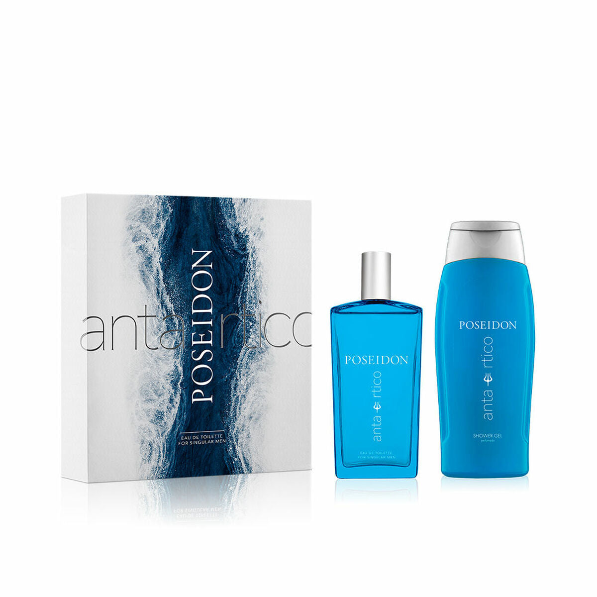 Men's Perfume Set Poseidon Antartico 2 Pieces