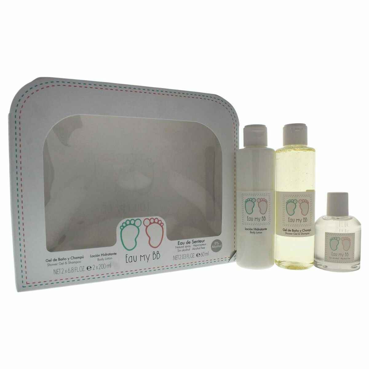 Set Bath for Babies Eau my BB EDT 60 ml 3 Pieces Eau my BB