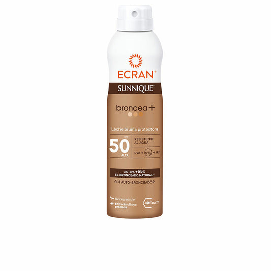 Sun Screen Spray Ecran Sunnique Broncea+ Spf 50 250 ml Sun Milk