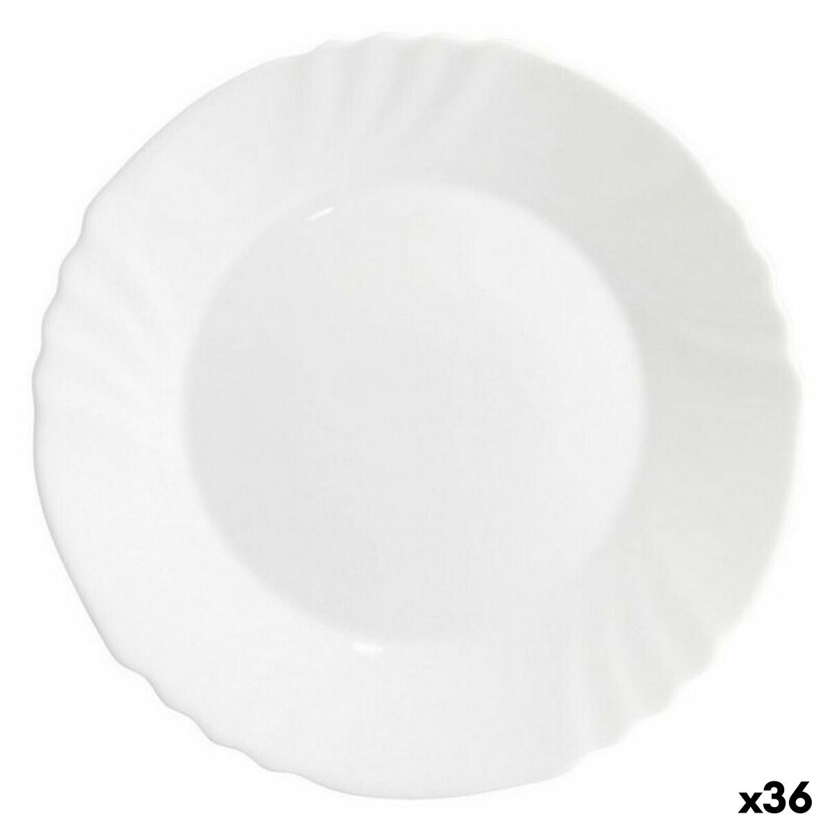 Dessertfad Bormioli Ebro Ø 20 x 1,8 cm (36 enheder)