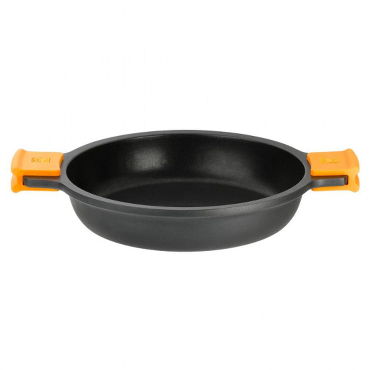 Kasserolle BRA A270545 Sort Sort/Orange Metal Aluminium (45 cm)