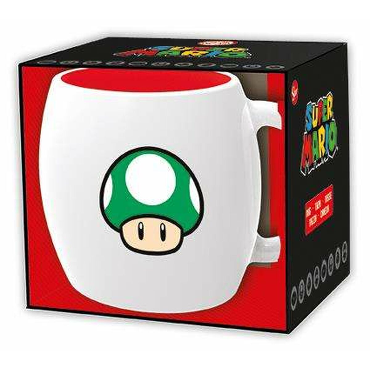 Cup with Box Super Mario 1-UP Ceramic 360 ml Super Mario