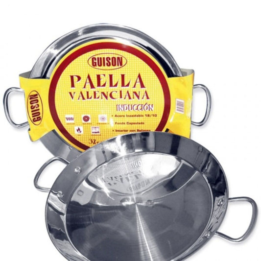 Paella Pan Guison Rustfrit stål Sølv 3 L (46 cm) (Refurbished C)