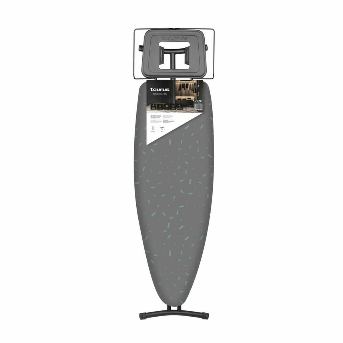 Ironing board Taurus ARGENTA PRO Dark grey 124 x 40 cm