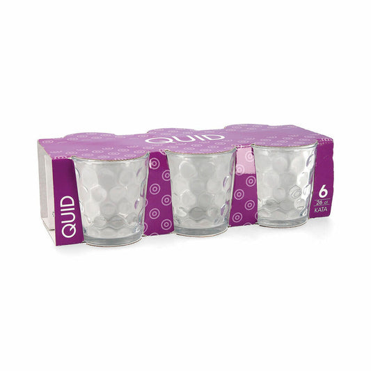 Sæt med glas Quid Kata Transparent Glas 260 ml 6 stk