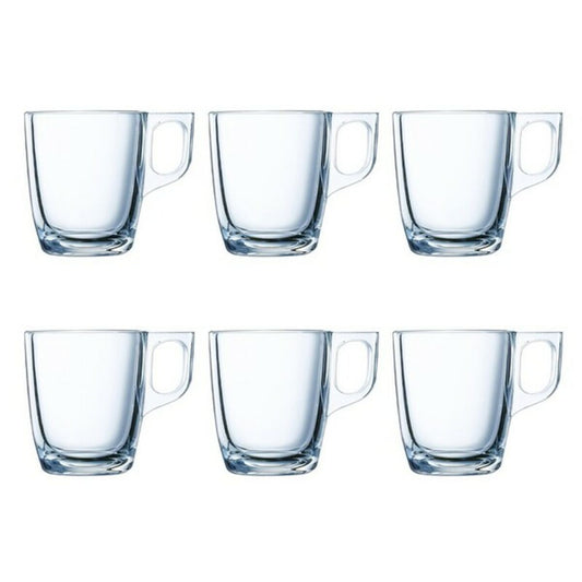 Kaffekopsæt Luminarc Nuevo (6 stk) Gennemsigtigt glas 90 ml 6 stk.