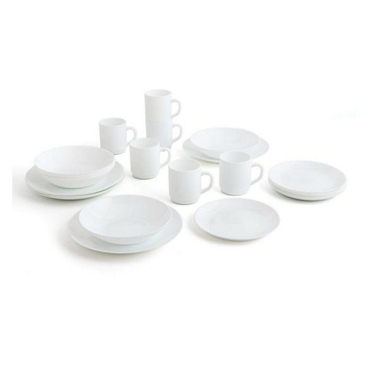 Service Luminarc Zelie White Glass (25 x 20 x 19 cm) (24 stk)