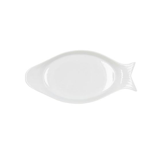 Serveringsfad Quid Gastro Ceramic White (32,5 x 15,5 x 2,5 cm) (Pakke 6x)