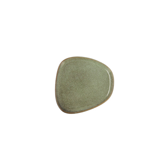 Flad tallerken Bidasoa Ikonic Ceramic Green (14 x 13,6 cm) (Pakke 12x)