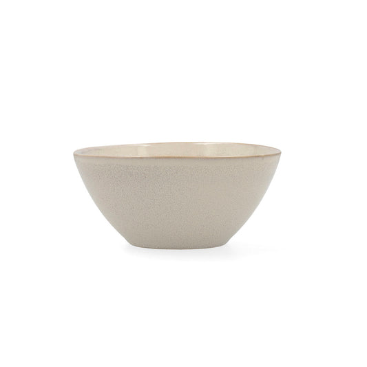 Skål Bidasoa Ikonic Ceramic White (15,8 x 15 x 7 cm) (pakke 6x)