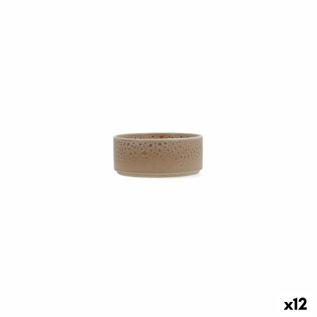 Skål Ariane porøs keramik beige 12 cm (12 enheder)