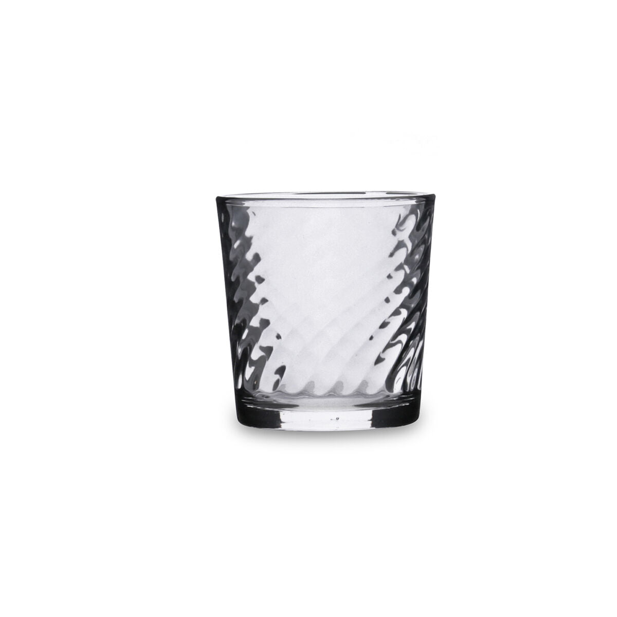 Sæt med glas Quid Twist Transparent Glas 260 ml (6 enheder)