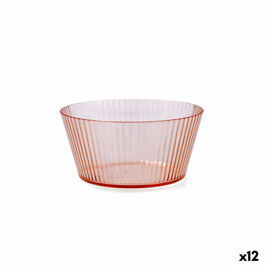 Skål Quid Sunset Coral Plastic 15 cm (12 enheder)